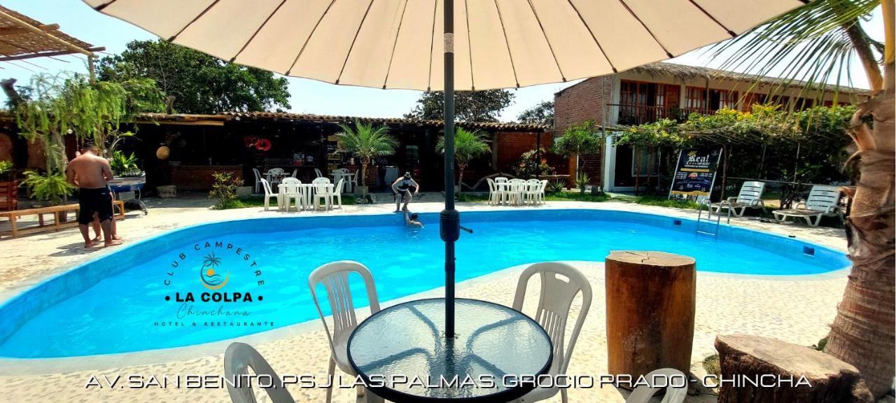 Отель La Colpa Chincha Baja Экстерьер фото
